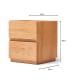 Solidwood Bailey 2-Drawer Bedside Table