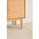 Solidwood Bailey Sideboard, 65x40x85CM, Oak