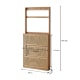 Solidwood Calamo Shoe Storage Cabinet, 68x18x111cm