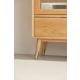 Solidwood Seattle Bookcase with Doors, 190cm