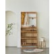 Solidwood Calamo Shoe Storage Cabinet, 88cm