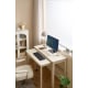 Solidwood Dolce Office Desk with Castors, Small