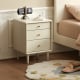 Solidwood Dolce 3-Drawer Bedside Table