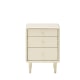 Solidwood Dolce 3-Drawer Bedside Table