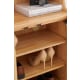 Solidwood Fuji Shoe Storage Cabinet, Tall