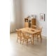 Solidwood Fuji Dining Table, 1.2m