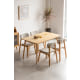 Solidwood Fuji Dining Table, 1.2m