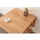 Solidwood Kano Foldable Dining Table with 2 shelves