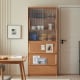 Solidwood Radiant Bookcase with Doors