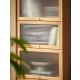 Solidwood Vitalis 3-Tier Storage Cabinet, 60x32x106cm