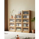 Solidwood Vitalis 3-Tier Storage Cabinet, 60x32x106cm