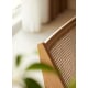 Solidwood Vitalis Rattan Armchair, Beige & Natural