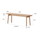 Solidwood Fuji Rattan Bench, 0.8m