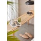 Solidwood Fuji Rattan Bench, 1.2m