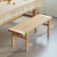 Solidwood Amber Rope Bench, 1.2m