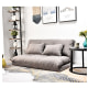 Urbana Japanese Futon Lounge 2-Seater Sofa Bed, Grey, 150cm