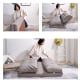 Urbana Japanese Futon Lounge 1-Seater Sofa Bed, 120cm, Grey