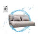 Urbana Japanese Futon Lounge 1-Seater Sofa Bed, 120cm, Grey