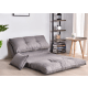 Urbana Japanese Futon Lounge 1-Seater Sofa Bed, 90cm, Grey