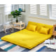 Urbana Japanese Futon Lounge 2-Seater Sofa Bed, Yellow, 150cm