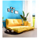 Urbana Japanese Futon Lounge Sofa Bed, Yellow, 120cm