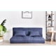 Urbana Japanese Futon Lounge Sofa Bed, Blue, 150cm