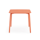 Wellmax Verano Outdoor Aluminium Square Dining Table Set with 2 Chairs, Terracotta