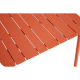 Wellmax Verano Outdoor Aluminium Square Dining Table Set with 2 Chairs, Terracotta