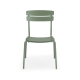 Wellmax Verano Outdoor Aluminium Square Dining Table Set with 2 Armchairs + 2 Chairs, Green