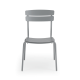 Wellmax Verano Outdoor Aluminium Square Dining Table Set with 2 Chairs, Grey