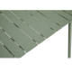 Wellmax Verano Outdoor Aluminium Square Dining Table Set with 4 Chairs, Green