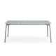 Wellmax Verano Outdoor Aluminium Rectangle Dining Table Set with 4 Chairs, Grey