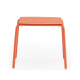 Wellmax Verano Balcony Aluminium Side Table and Chairs Set, Terracotta
