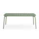 Wellmax Verano Outdoor Aluminium Rectangle Dining Table Set with 2 Armchairs + 4 Chairs, Green