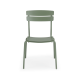 Wellmax Verano Outdoor Aluminium Rectangle Dining Table Set with 2 Armchairs + 4 Chairs, Green