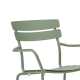 Wellmax Verano Balcony Aluminium Side Table and Chairs Set, Green