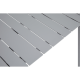 Wellmax Verano Outdoor Aluminium Rectangle Dining Table, Grey