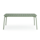 Wellmax Verano Outdoor Aluminium Rectangle Dining Table, Green