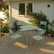 Wellmax Verano Outdoor Aluminium Square Dining Table, Green