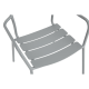 Wellmax Verano Outdoor Aluminium Dining Armchair, Set of 2, Grey