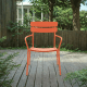 Wellmax Verano Outdoor Aluminium Dining Armchair, Set of 4, Terracotta