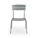 Wellmax Verano Outdoor Aluminium Dining Chair, Grey