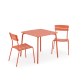 Wellmax Verano Outdoor Aluminium Dining Chair, Set of 2, Terracotta