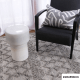 Wild Yarn Dream Wool and Cotton Rug, Steel, 240x330cm