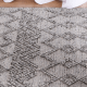 Wild Yarn Dream Wool and Cotton Rug, Steel, 240x330cm