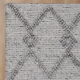 Wild Yarn Dream Wool and Cotton Rug, Steel, 240x330cm