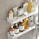 ZenLife Dale Bathroom Wall Shelf with Hooks, 39.8x11x5cm