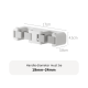 ZenLife Dale Mop Holder, Double, 17x3.8x4.5cm