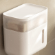 ZenLife Multi-Functional Bathroom Wall Mounted Tissue Box, 18.7x12x18.8cm