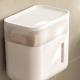 ZenLife Dale Multi-Functional Bathroom Wall Mounted Tissue Box, 18.7x12x18.8cm